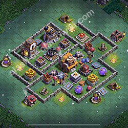 Gute Anti Alles Base Layout Meisterhütte Level 5 + Link - BH5 / MH5 Nachtdorf - COC Clash of Clans 2026, #92