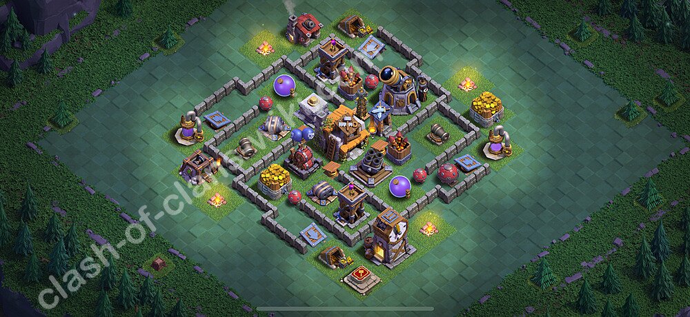 Top Anti 3 Etoiles Maison des ouvriers 5 Base + Lien (Link) 2026 - MDO 5 / HDV 5, #108