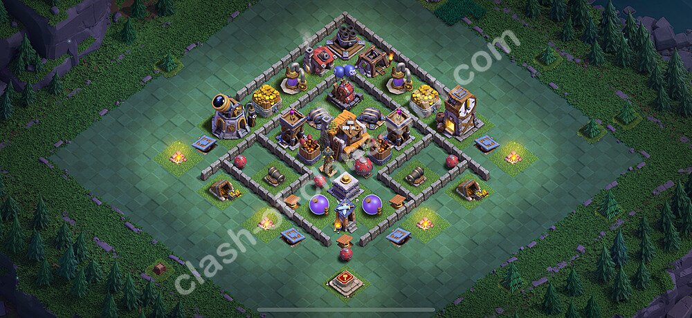 Best Builder Hall Level 5 Anti Everything Base with Link - Copy Design 2026 - BH5, #110