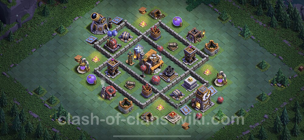 Best Builder Hall Level 5 Anti Everything Base with Link - Copy Design 2021 - BH5, #113