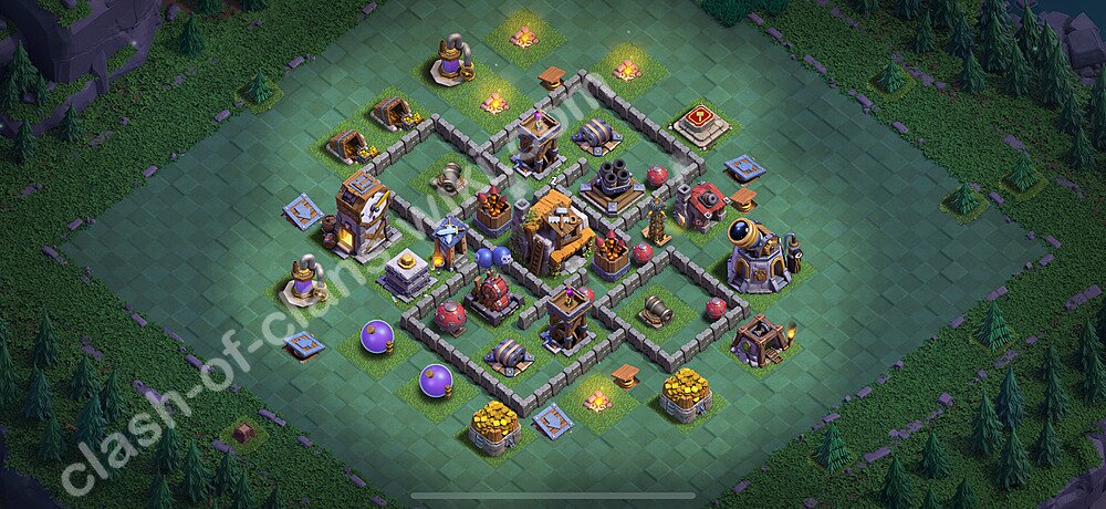 Best Builder Hall Level 5 Anti Everything Base with Link - Copy Design 2026 - BH5, #117