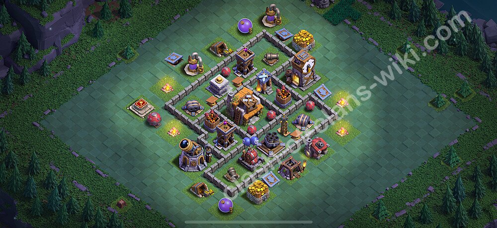 Clash Of Clans Nachtdorf Base 5 Meisterhütte LvL 5 Anti 3 Sterne Base + Link / Layout - Nachtdorf COC