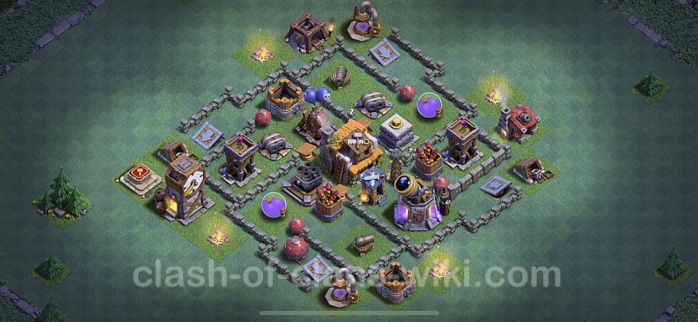 Best Builder Hall Level 5 Anti Everything Base with Link - Copy Design - BH5, #13