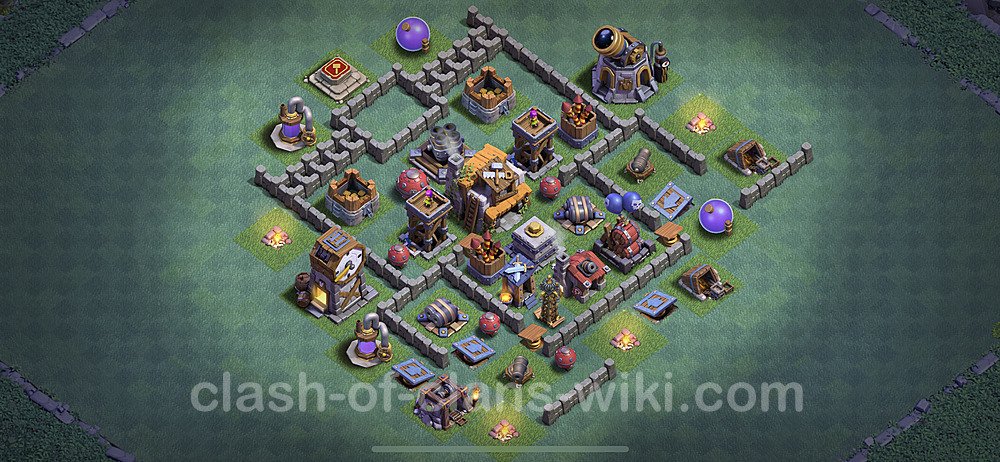 Best Builder Hall Level 5 Anti Everything Base with Link - Copy Design - BH5, #33