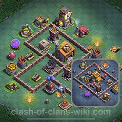 Best Builder Hall Level 6 Anti Everything Base with Link - Copy Design 2025 - BH6, #146