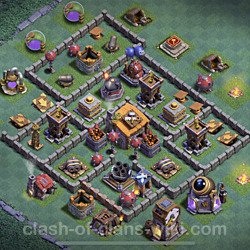 Top Builder Hall Level 6 Base Layouts With Links For Coc Clash Of Clans 21 Bh6