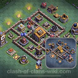 Best Builder Hall Level 6 Anti Everything Base with Link - Copy Design 2022 - BH6, #75