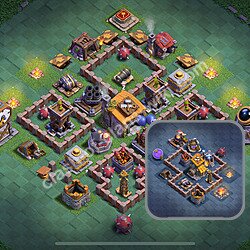 Best Builder Hall Level 6 Max Levels Base with Link - Copy Design 2026 - BH6, #80