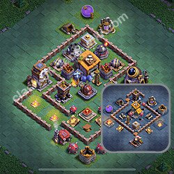 Best Builder Hall Level 6 Anti 2 Stars Base with Link - Copy Design 2026 - BH6, #85