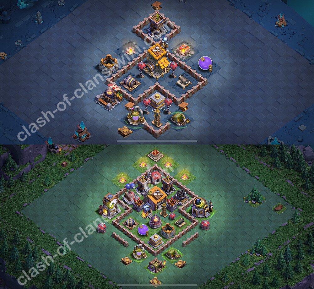 En İyi İnşaatçı Üssü 6 Seviye Anti 2 Yıldız Base Kopyalama Linki - Kopyala Köy Düzeni 2026 - İÜ6, #71