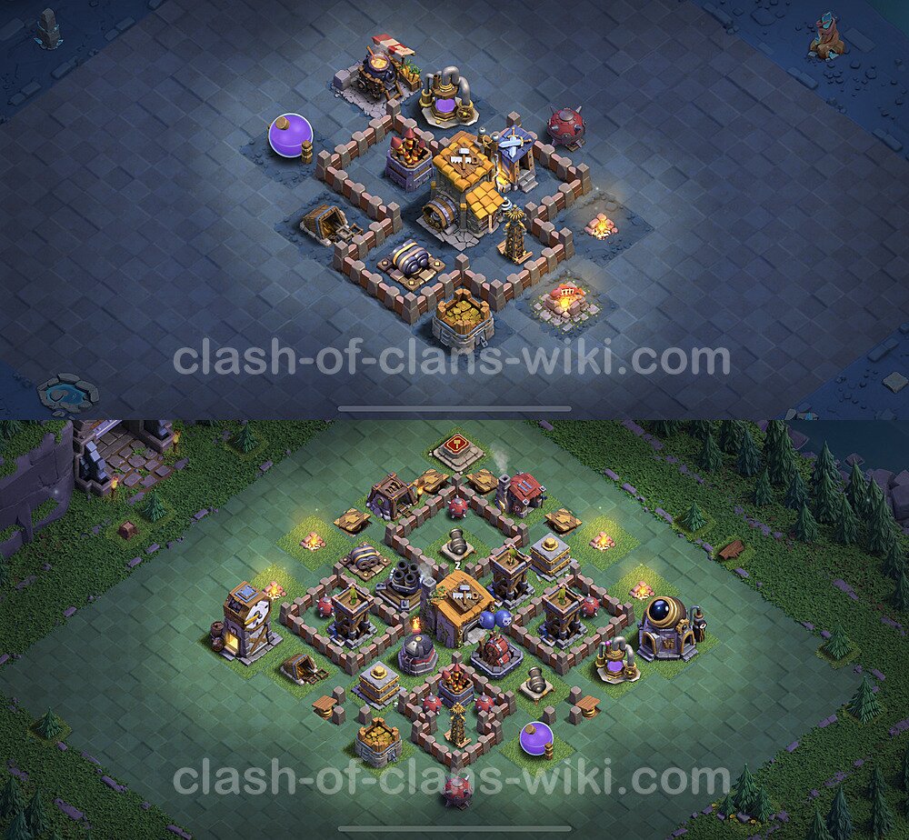 Best Builder Hall Level 6 Max Levels Base with Link - Copy Design 2023 - BH6, #80