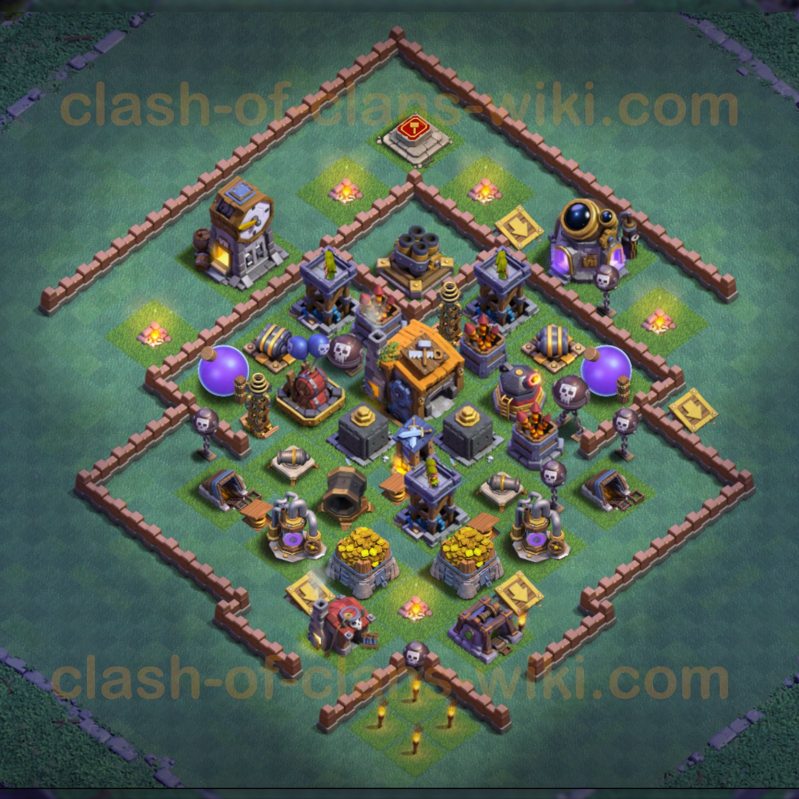 Base Maison des ouvriers niveau 7 - Clash of Clans - MDO 7 / HDV 7, #4.