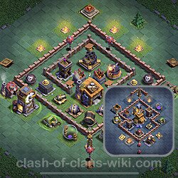 Best Builder Hall Level 7 Anti 3 Stars Base with Link - Copy Design 2023 - BH7, #113