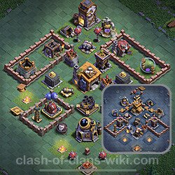 Best Builder Hall Level 7 Base with Link - Clash of Clans 2023 - BH7 Copy, #116