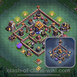 Best Builder Hall Level 7 Base with Link - Clash of Clans 2024 - BH7 Copy, #119