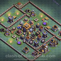Best Builder Hall Level 7 Base with Link - Clash of Clans - BH7 Copy, #12