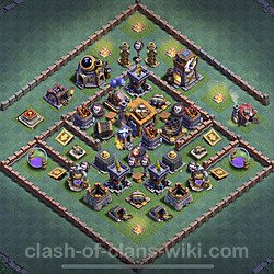 Best Builder Hall Level 7 Anti Everything Base with Link - Copy Design - BH7, #13