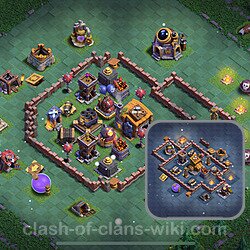 Best Builder Hall Level 7 Anti Everything Base with Link - Copy Design 2024 - BH7, #157