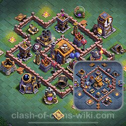 Best Builder Hall Level 7 Anti Everything Base with Link - Copy Design 2024 - BH7, #169
