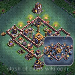 Best Builder Hall Level 7 Anti Everything Base with Link - Copy Design 2024 - BH7, #170