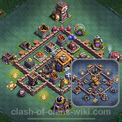 Best Builder Hall Level 7 Base with Link - Clash of Clans 2024 - BH7 Copy, #171