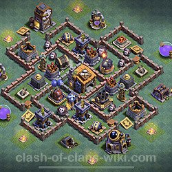 Best Builder Hall Level 7 Anti 3 Stars Base with Link - Copy Design - BH7, #30