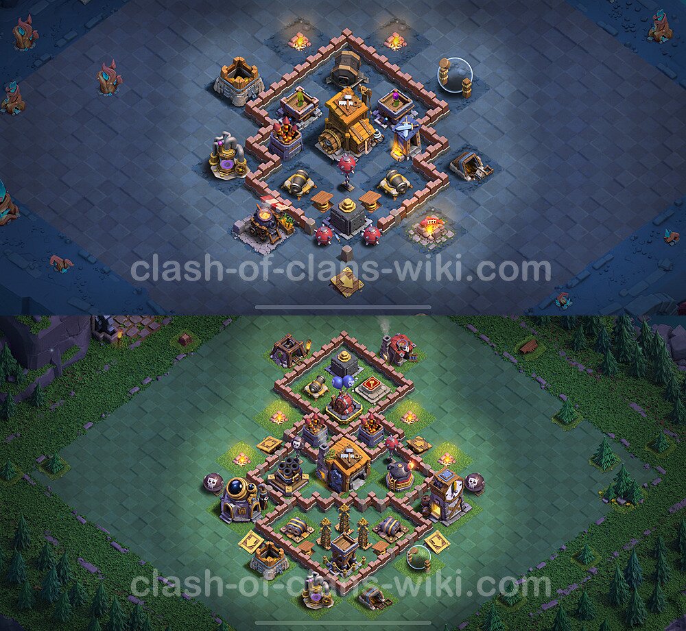 Best Builder Hall Level 7 Anti Everything Base with Link - Copy Design 2025 - BH7, #175