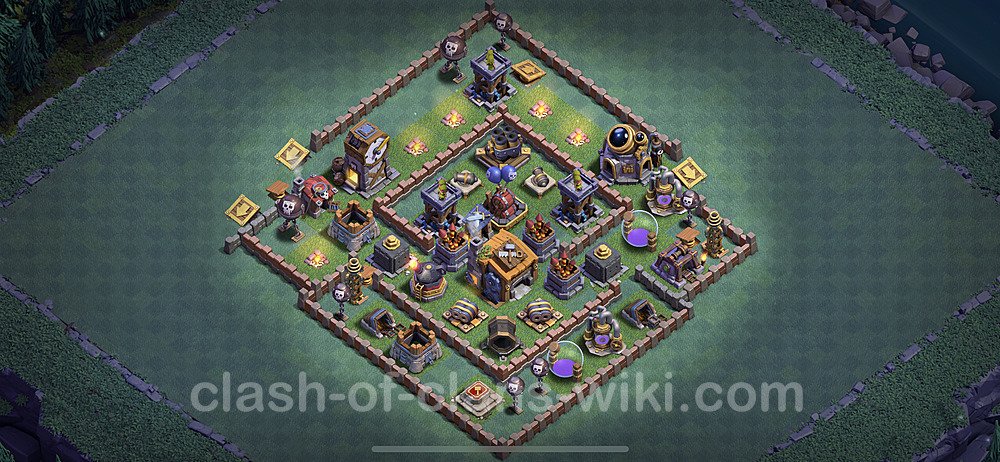 Best Builder Hall Level 7 Anti Everything Base with Link - Copy Design - BH7, #21