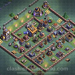 Best Builder Hall Level 8 Base with Link - Clash of Clans - BH8 Copy, #11