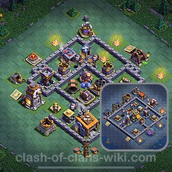 Best Builder Hall Level 8 Anti Everything Base with Link - Copy Design 2025 - BH8, #122