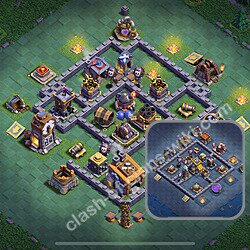 Best Builder Hall Level 8 Anti Everything Base with Link - Copy Design 2026 - BH8, #122