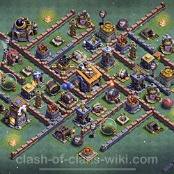 Best Builder Hall Level 8 Base with Link - Clash of Clans - BH8 Copy, #52