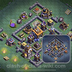 Best Builder Hall Level 8 Anti Everything Base with Link - Copy Design 2023 - BH8, #58