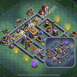 Best Builder Hall Level 8 Base with Link - Clash of Clans 2026 - BH8 Copy, #62