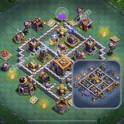 Best Builder Hall Level 9 Anti Everything Base with Link - Copy Design 2026 - BH9, #147