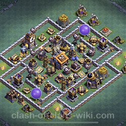 Best Builder Hall Level 9 Base with Link - Clash of Clans - BH9 Copy, #27