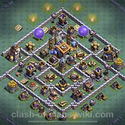 Best Builder Hall Level 9 Max Levels Base with Link - Copy Design - BH9, #49