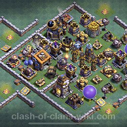 Best Builder Hall Level 9 Base with Link - Clash of Clans - BH9 Copy, #52