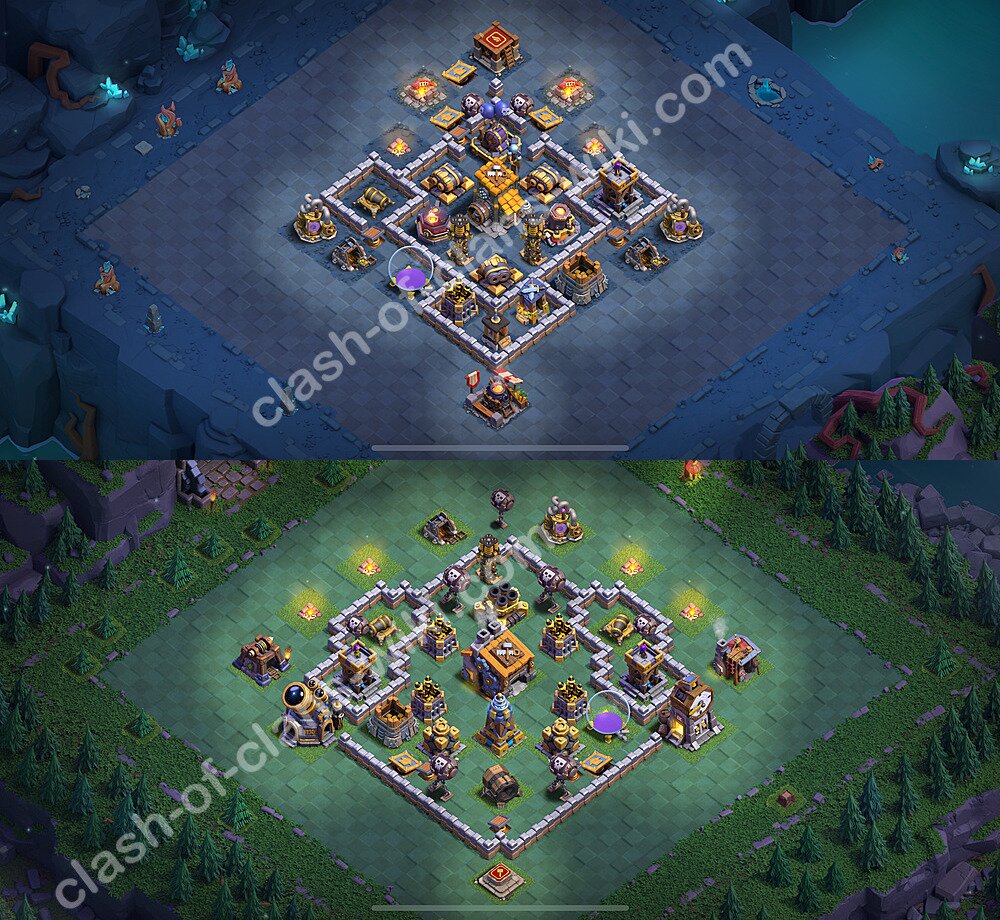 Best Builder Hall Level 9 Anti Everything Base with Link - Copy Design 2026 - BH9, #144
