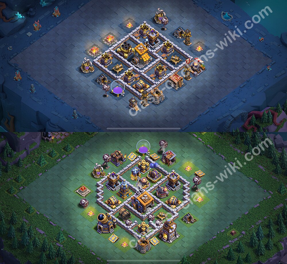 Best Builder Hall Level 9 Anti Everything Base with Link - Copy Design 2026 - BH9, #147