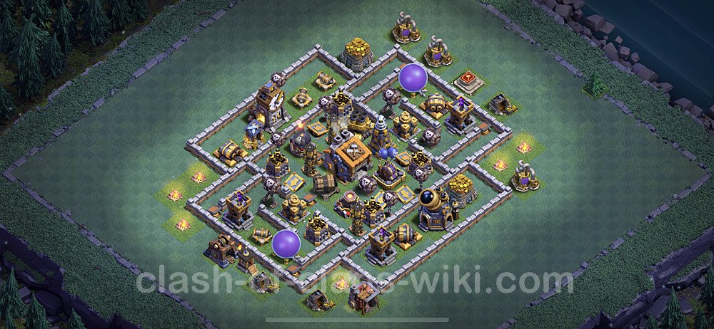 Best Builder Hall Level 9 Base with Link - Clash of Clans - BH9 Copy, #27