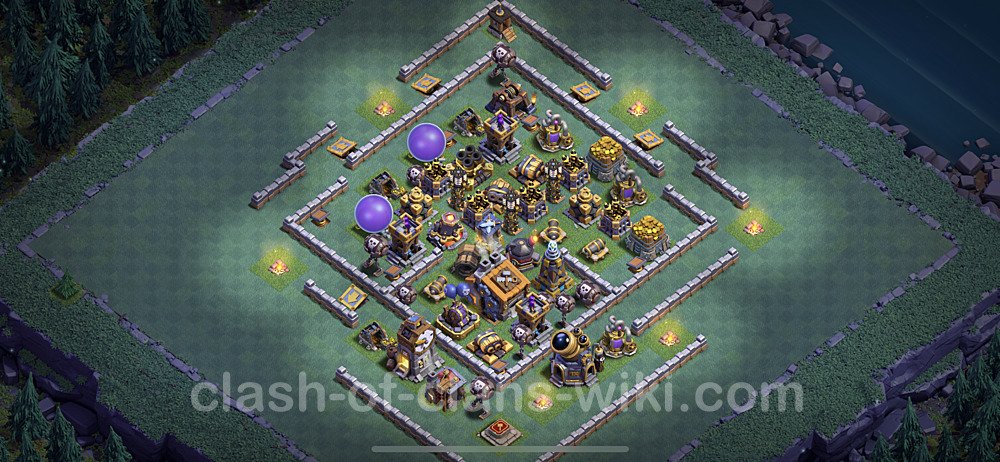 Best Builder Hall Level 9 Base with Link - Clash of Clans - BH9 Copy, #40