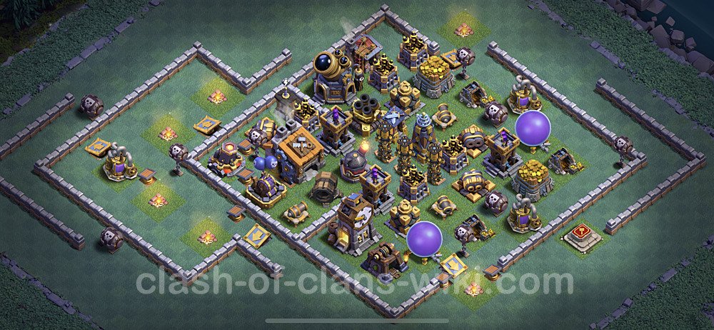 Best Builder Hall Level 9 Base with Link - Clash of Clans - BH9 Copy, #52