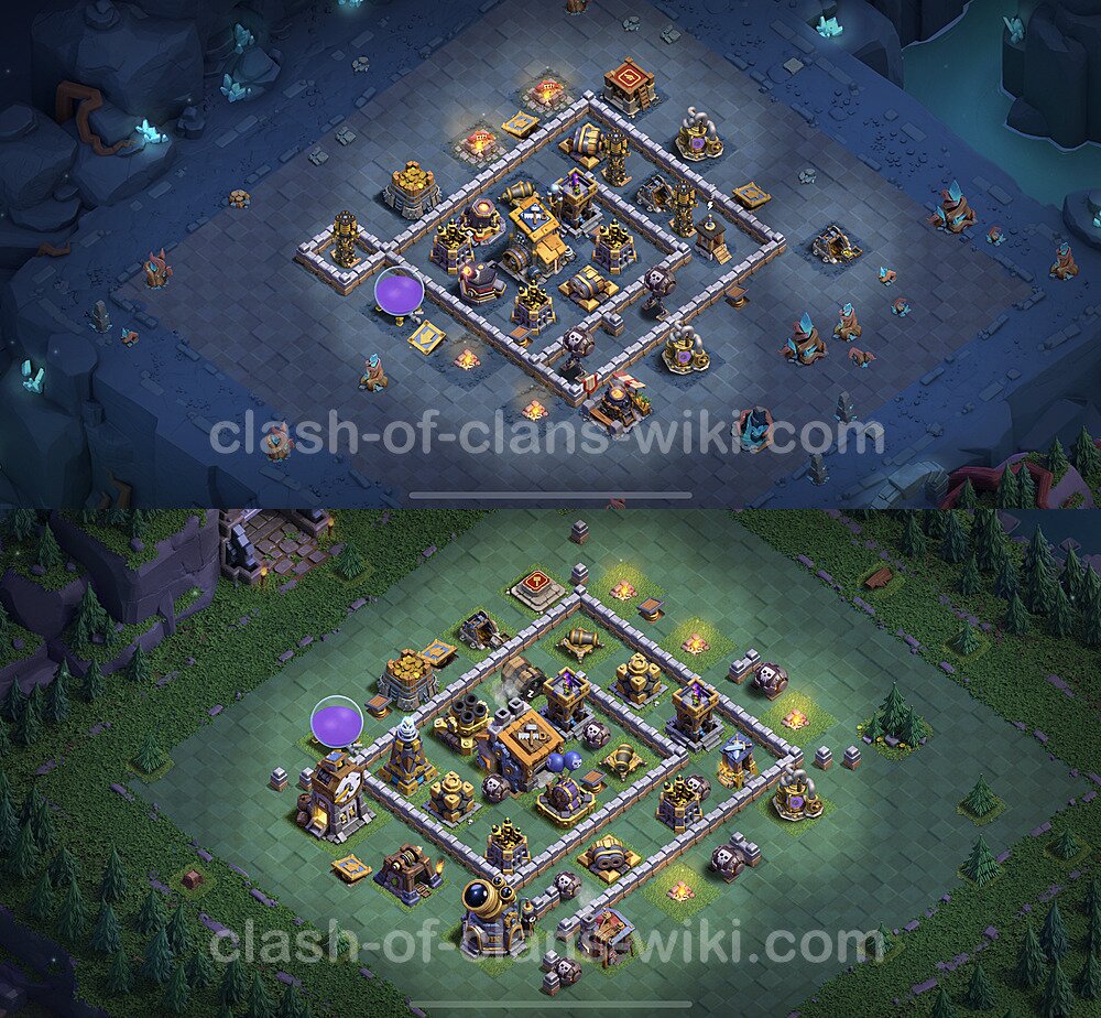 Best Builder Hall Level 9 Max Levels Base with Link - Copy Design 2023 - BH9, #59
