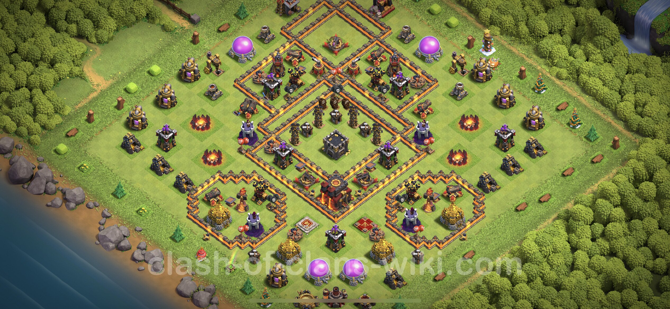max base clash of clans