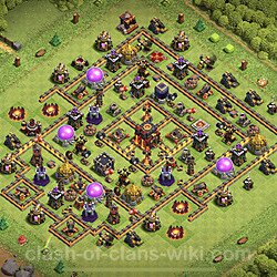 Base plan (layout), Town Hall Level 10 for trophies (defense) (#1137)