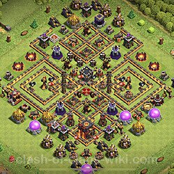 Base plan (layout), Town Hall Level 10 for trophies (defense) (#1155)