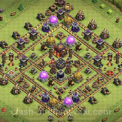 Base plan (layout), Town Hall Level 10 for trophies (defense) (#1223)