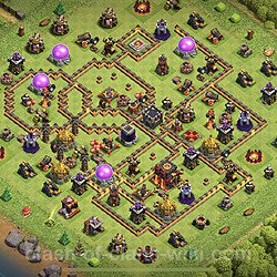 Base plan (layout), Town Hall Level 10 for trophies (defense) (#1239)