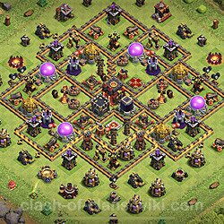Base plan (layout), Town Hall Level 10 for trophies (defense) (#1318)